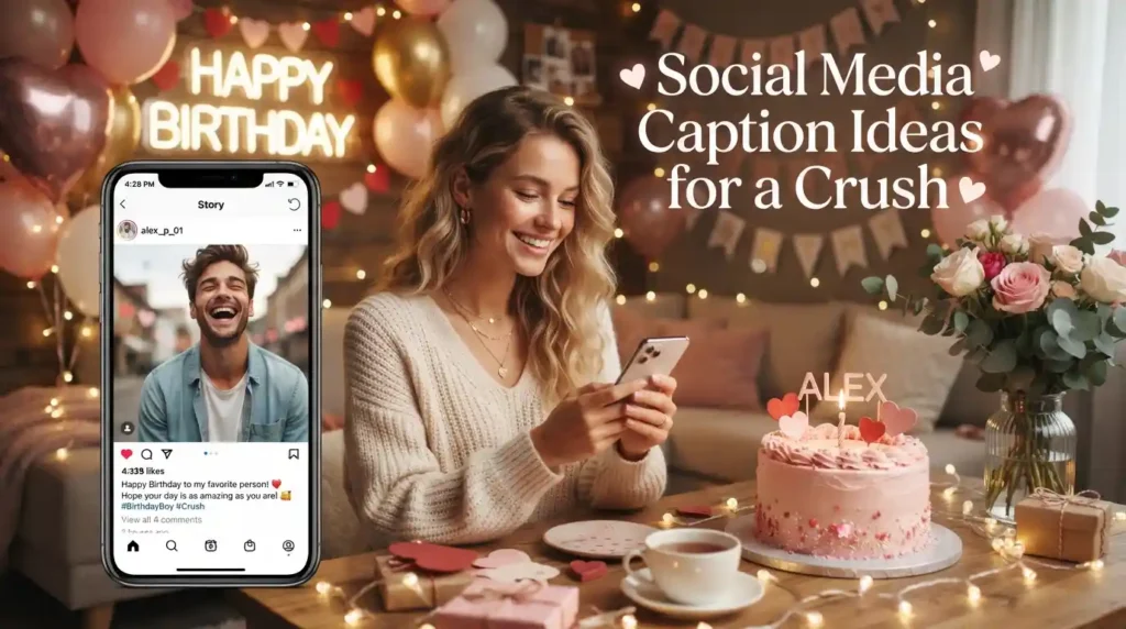 Social Media Caption Ideas for a Crush