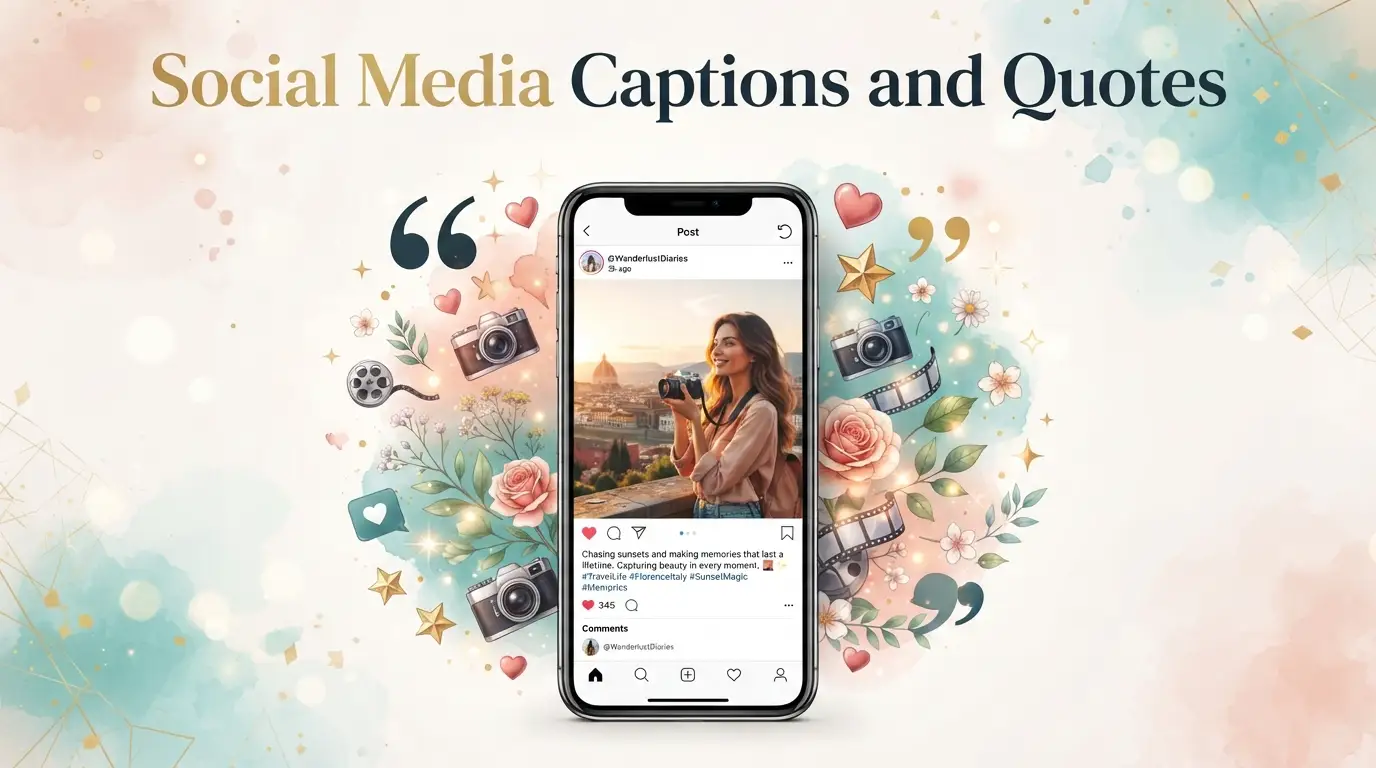 Social Media Captions and Quotes