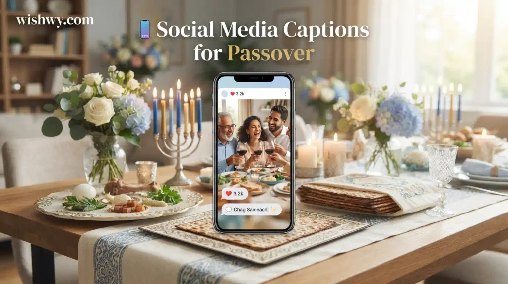 Social Media Captions for Passover