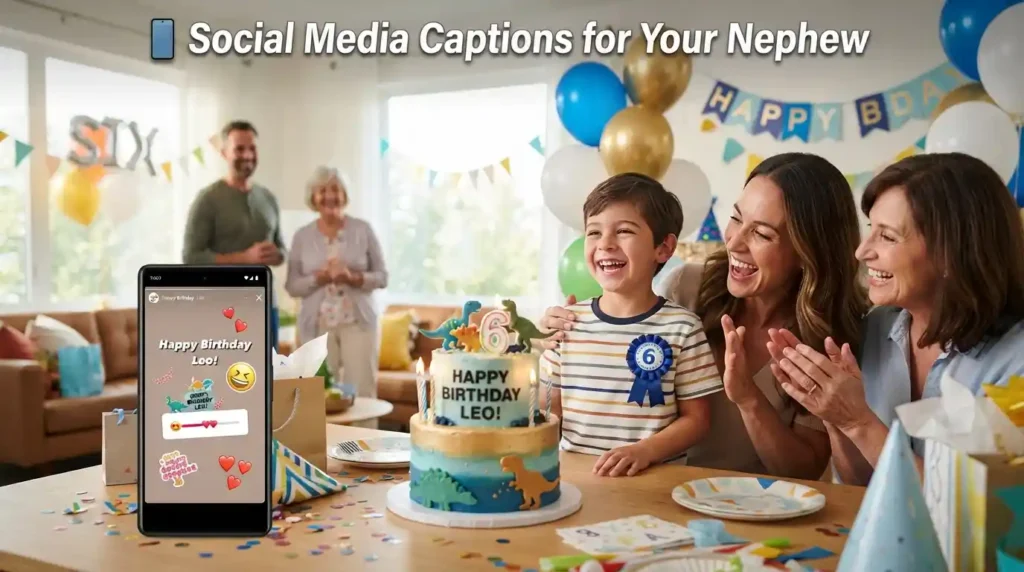 Social Media Captions for Your Nephew