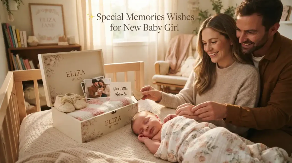 Special Memories Wishes for New Baby Girl