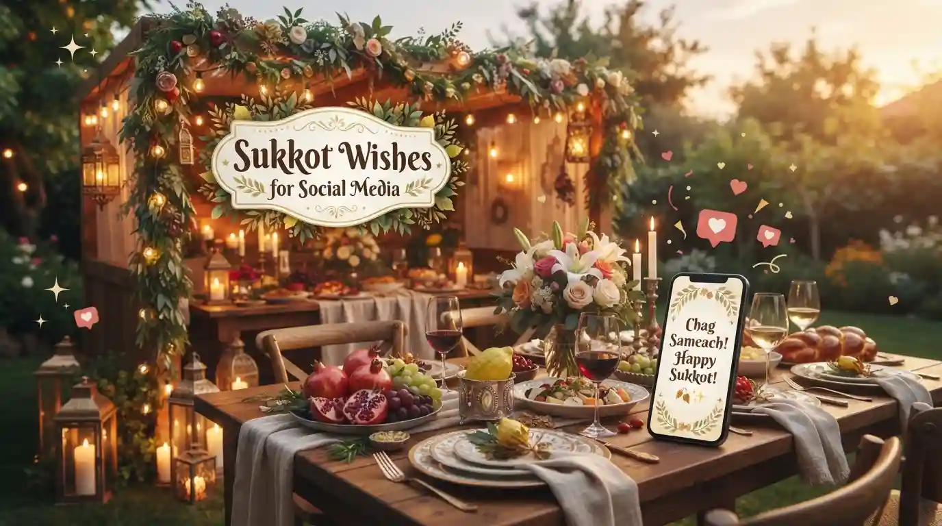 Sukkot Wishes for Social Media