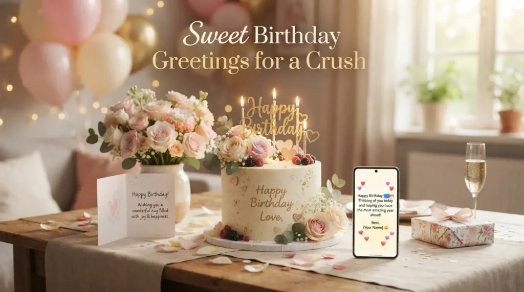 Sweet Birthday Greetings for a Crush