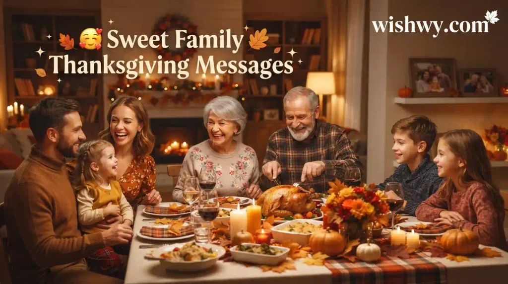 Sweet Family Thanksgiving Messages