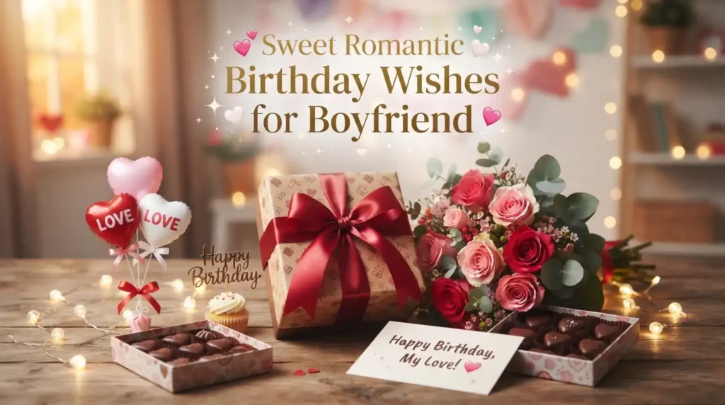 Sweet Romantic Birthday Wishes for Boyfriend
