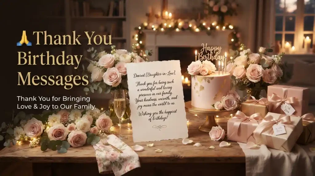 Thank You Birthday Messages
