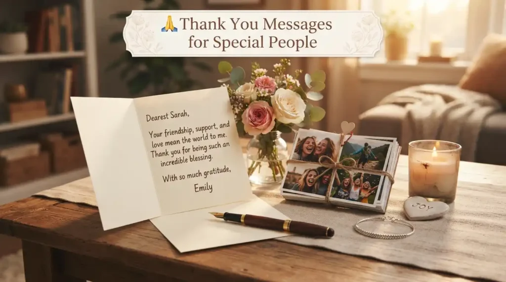 Thank You Messages for Special People