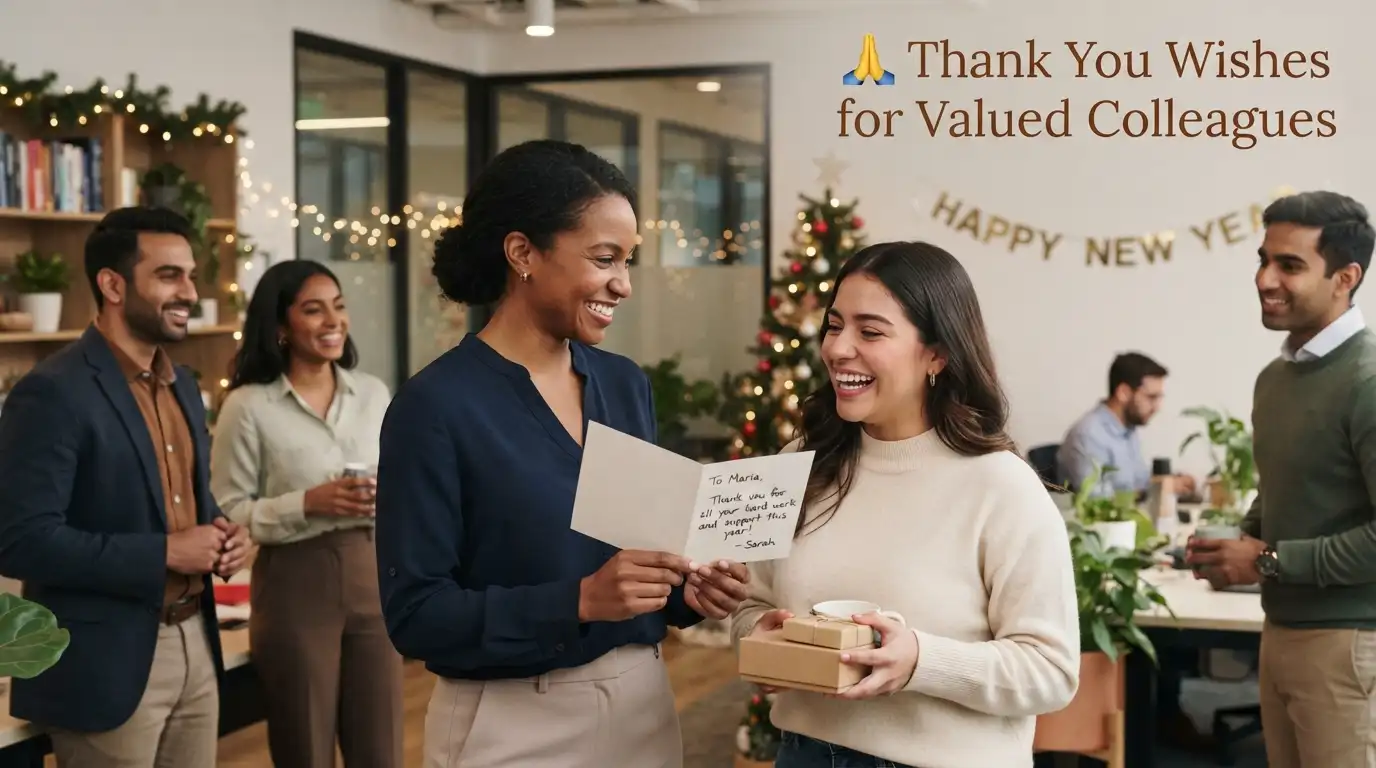 Thank You Wishes for Valued Colleagues