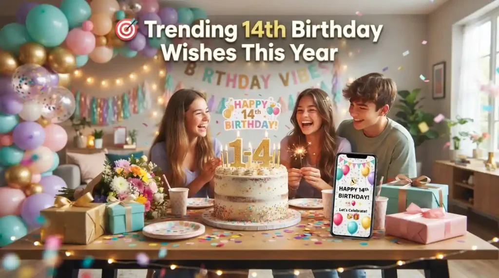 Trending 14th Birthday Wishes This Year
