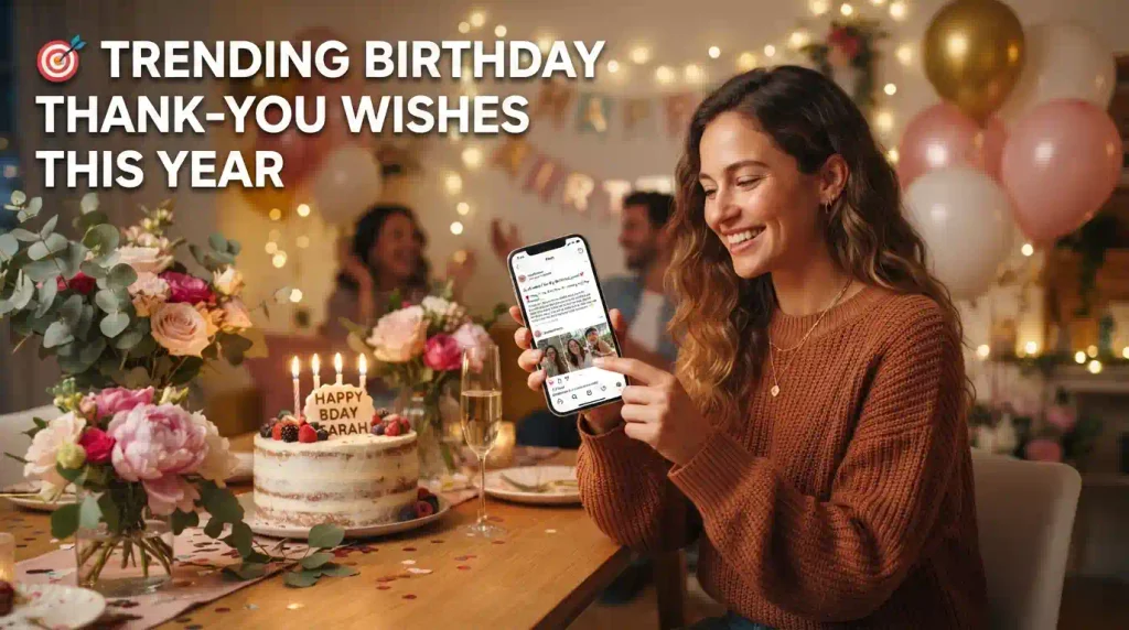Trending Birthday Thank-You Wishes This Year