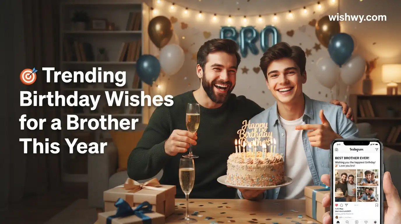 Trending Birthday Wishes for a Brother This Year