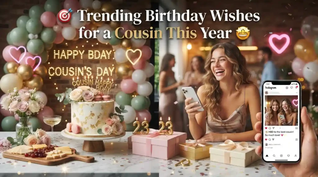 Trending Birthday Wishes for a Cousin This Year
