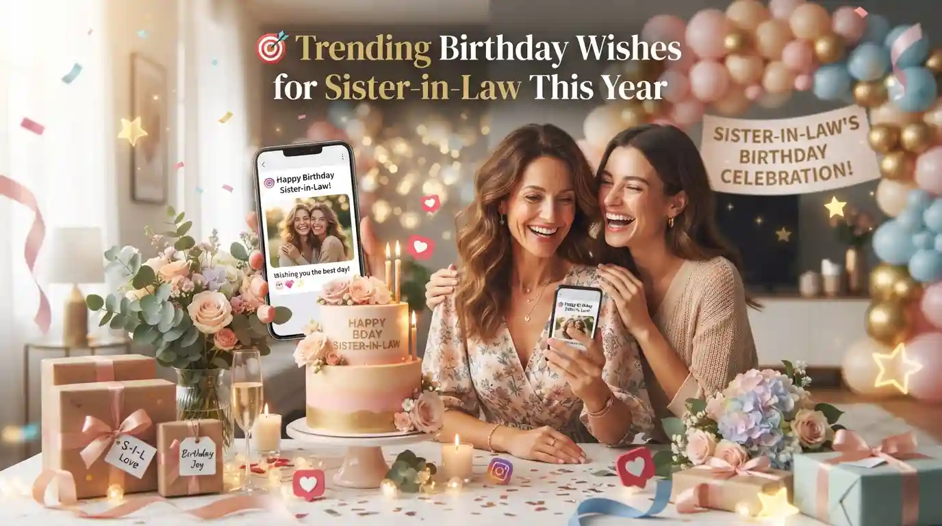Trending Birthday Wishes for Sister-in-Law This Year
