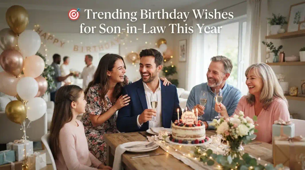 Trending Birthday Wishes for Son-in-Law This Year