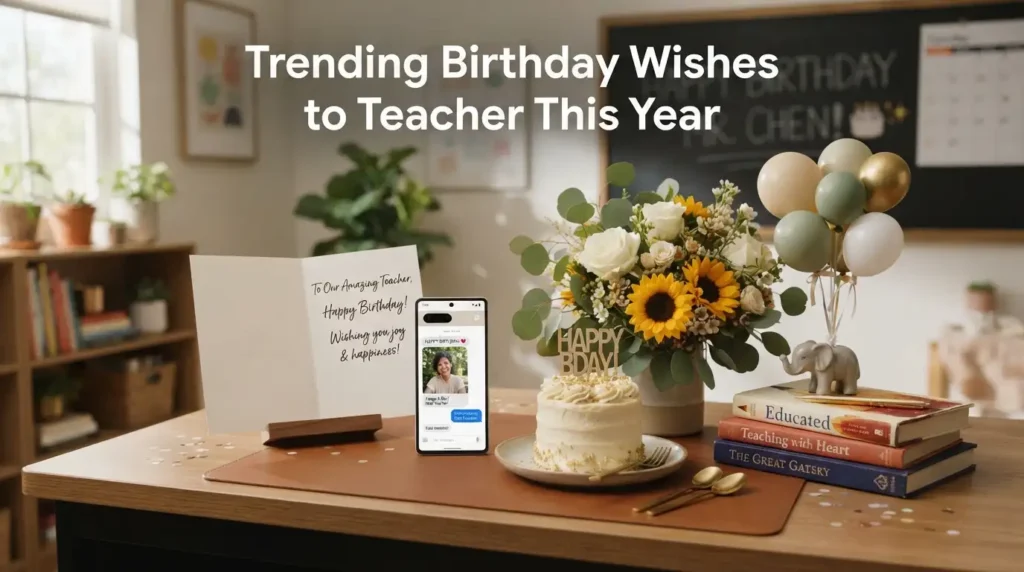 Trending Birthday Wishes to Teacher This Year