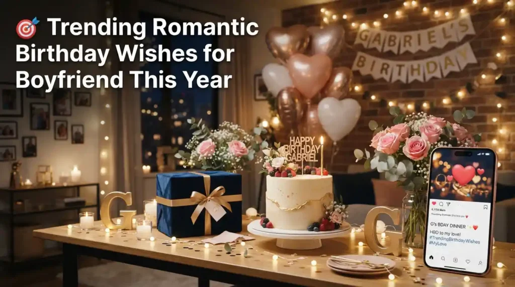Trending Romantic Birthday Wishes for Boyfriend This Year