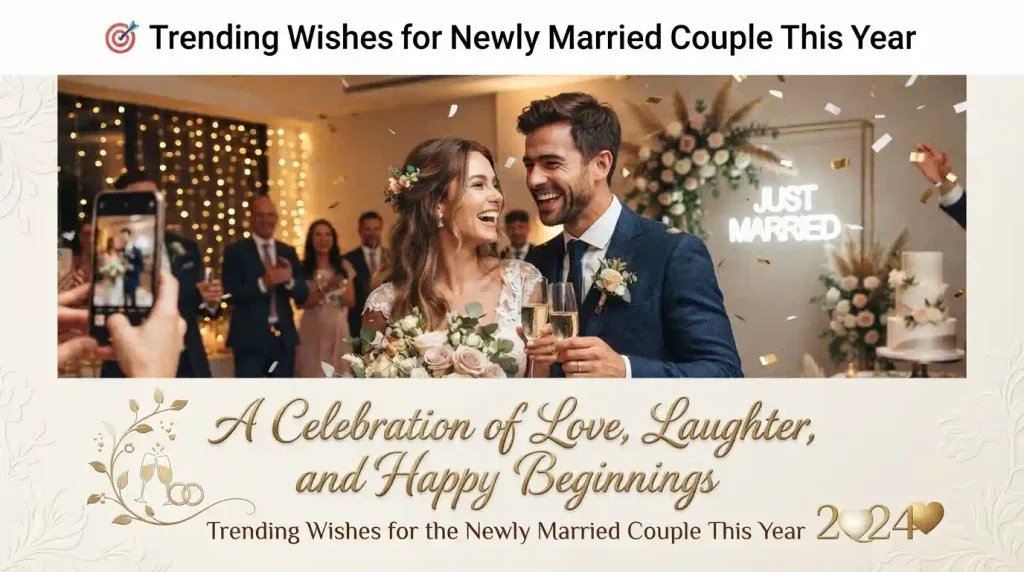 Trending Wishes for Newly Married Couple This Year