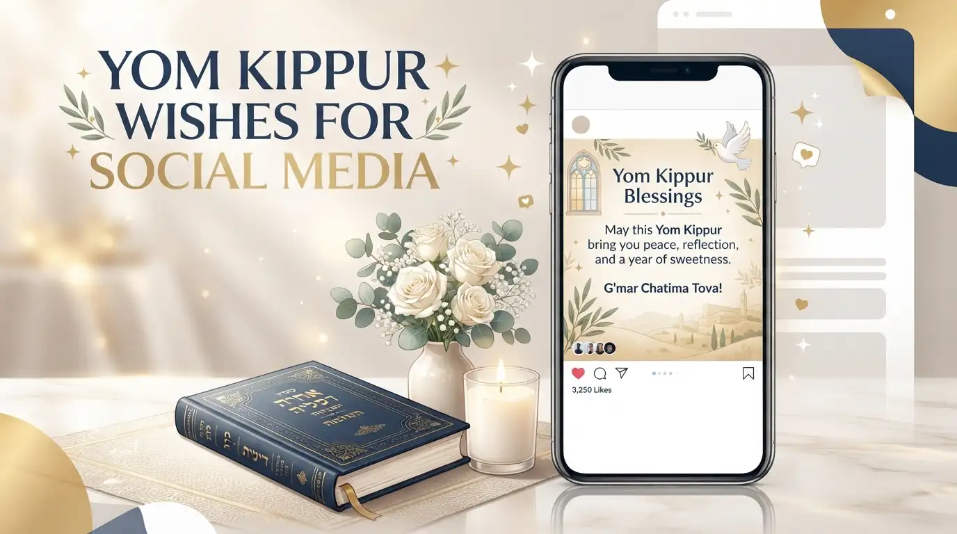 Yom Kippur Wishes for Social Media