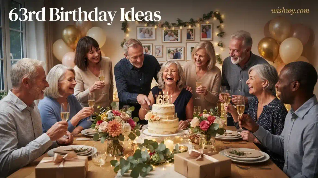 63rd birthday ideas