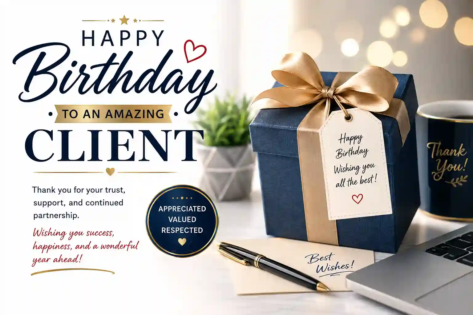 Birthday Wishes for a Client