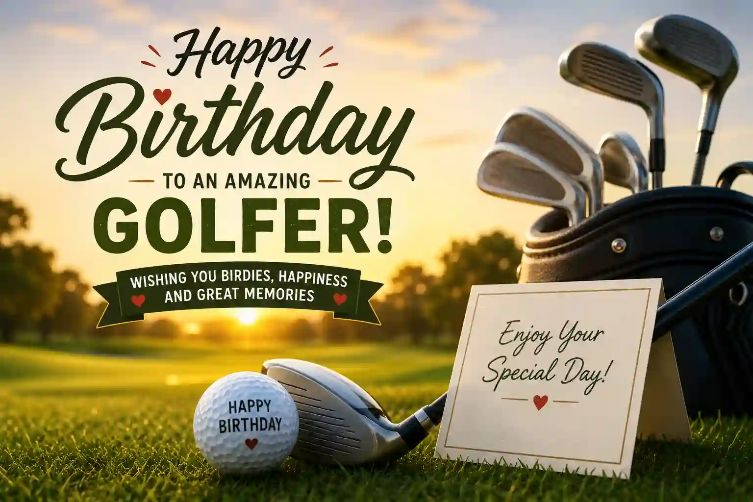 Birthday Wishes for a Golfer