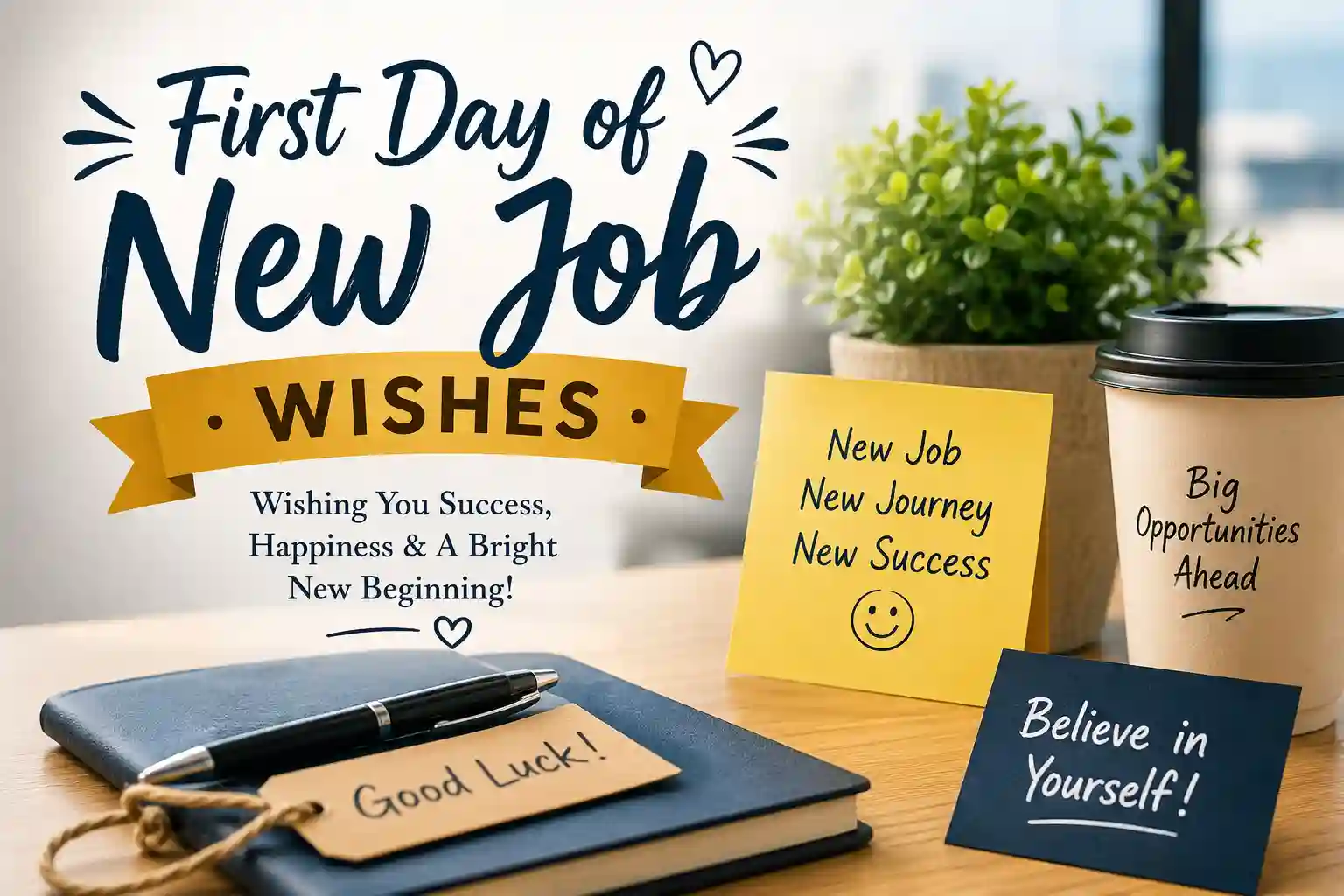 First Day of New Job Wishes