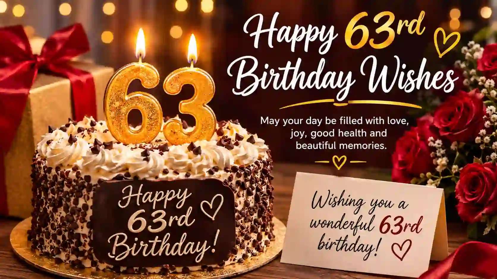 Happy 63rd Birthday Wishes