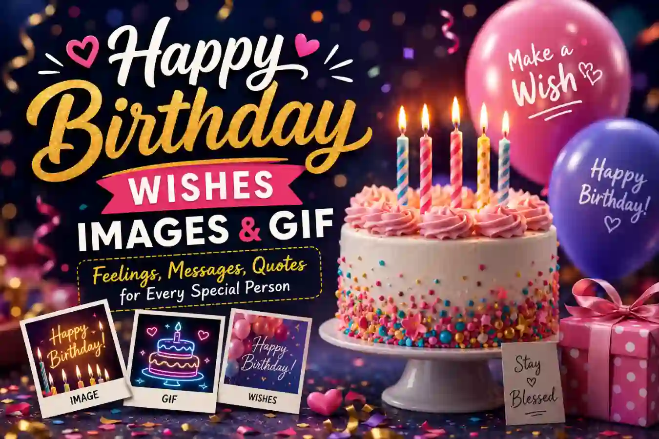 Happy Birthday Wishes Images Gif