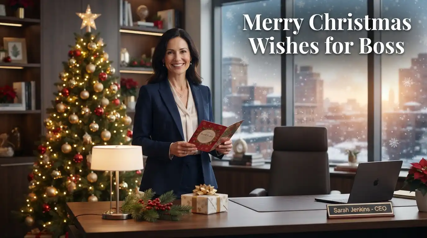 Merry Christmas Wishes for BossMerry Christmas Wishes for Boss