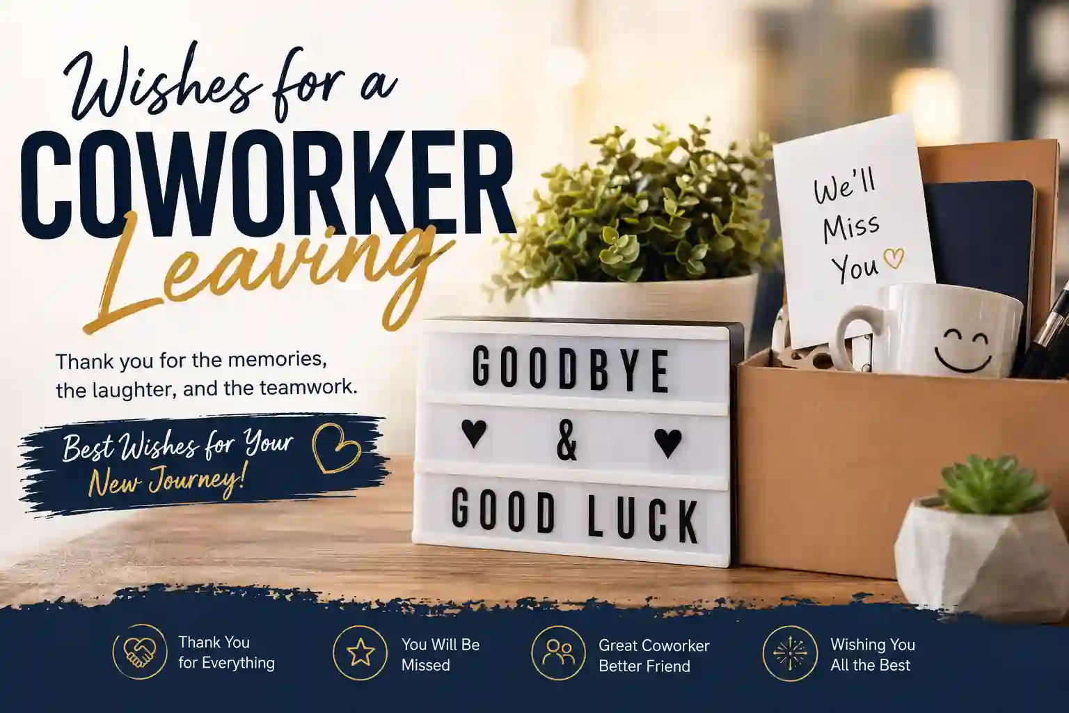 Wishes for a Coworker Leaving