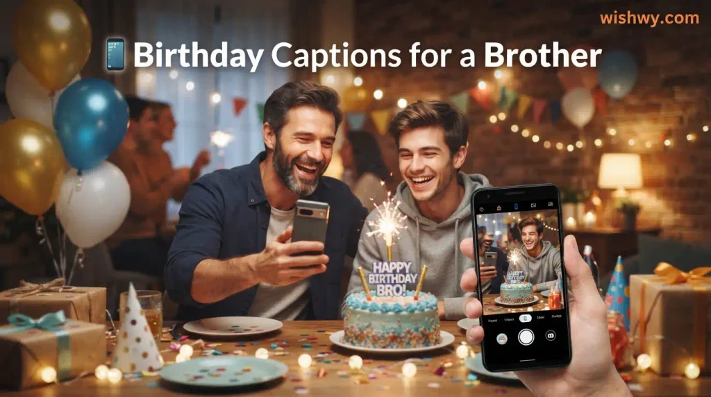 Birthday Captions for a Brother