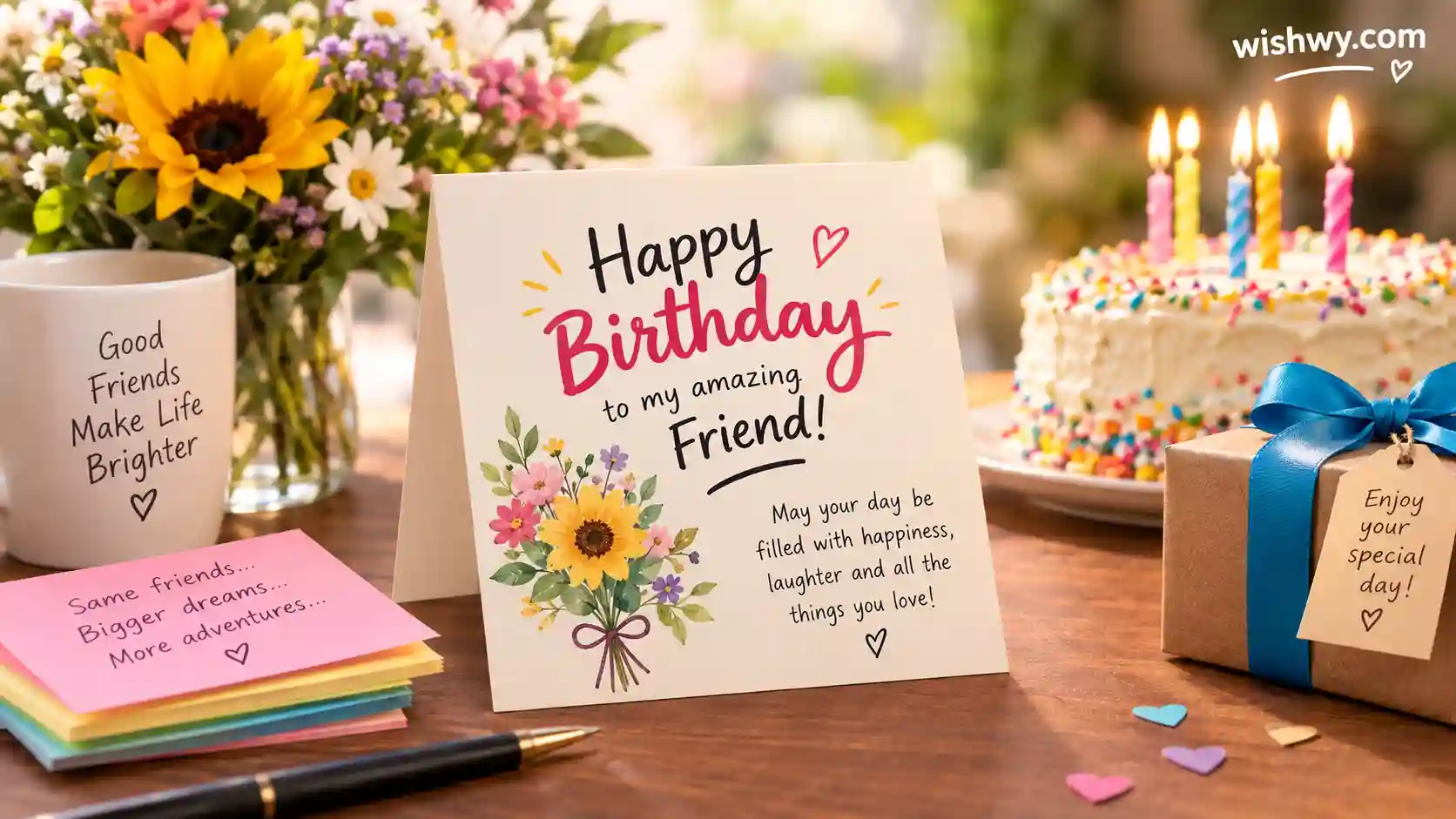 Birthday Card Wishes for Friend