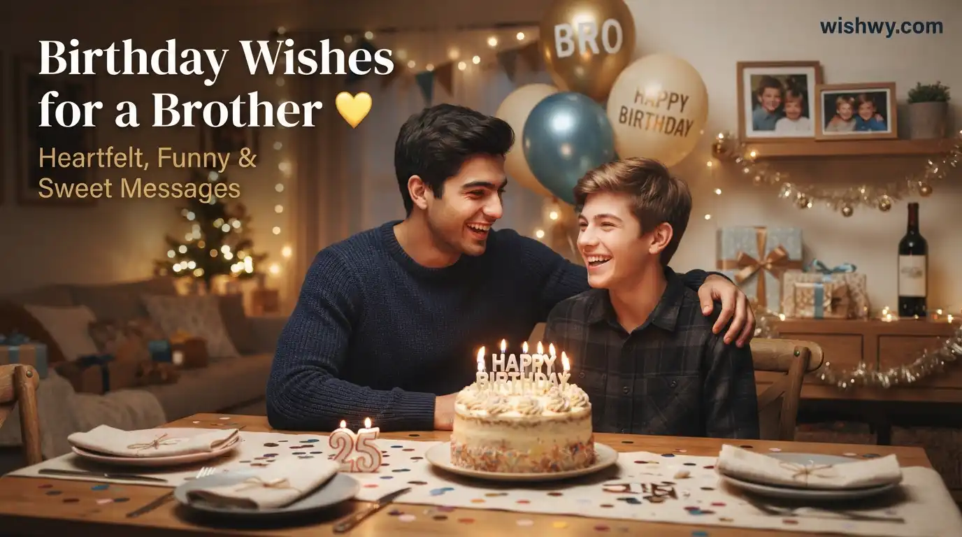Birthday Wishes for a Brother