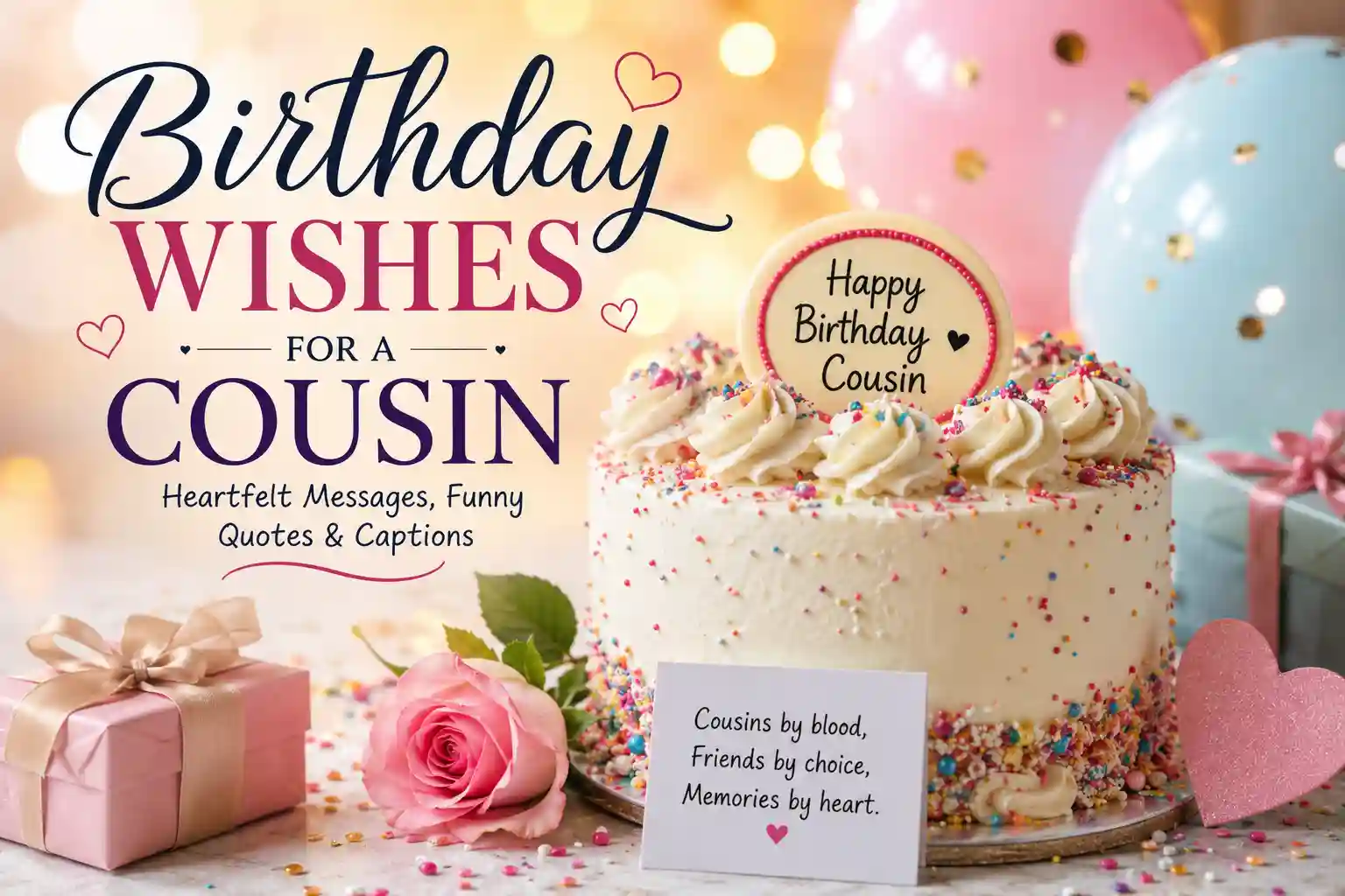 Birthday Wishes for a Cousin