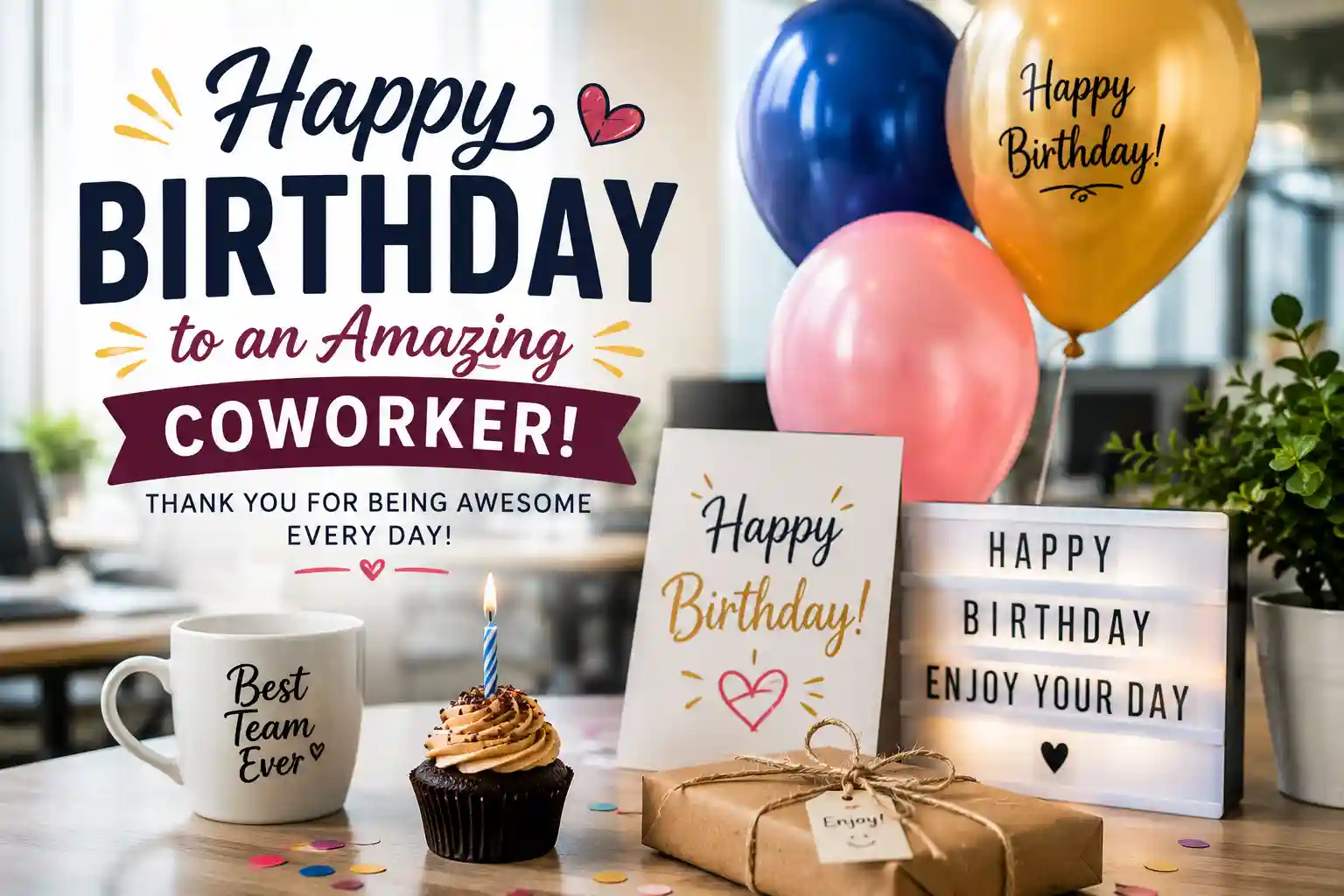 Birthday Wishes for a Coworker