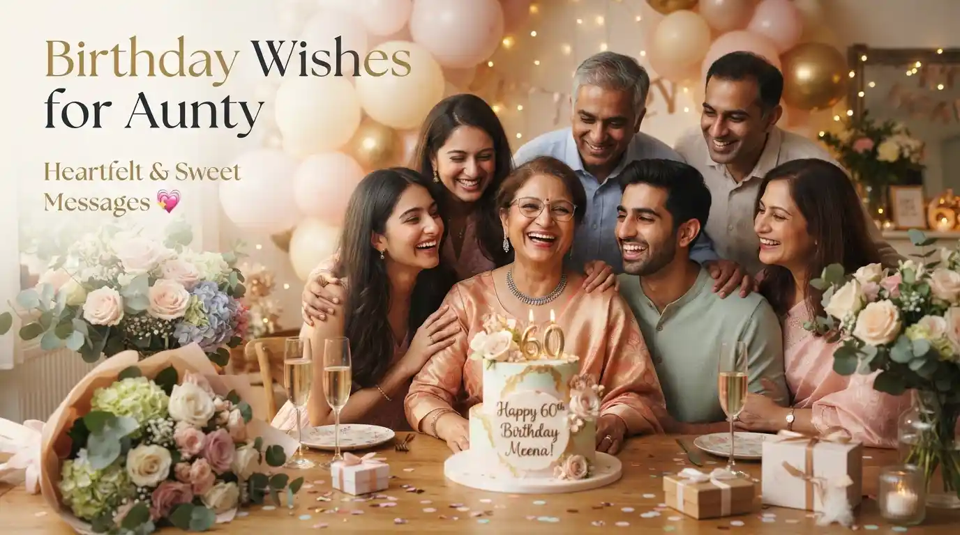 Birthday Wishes for Aunty