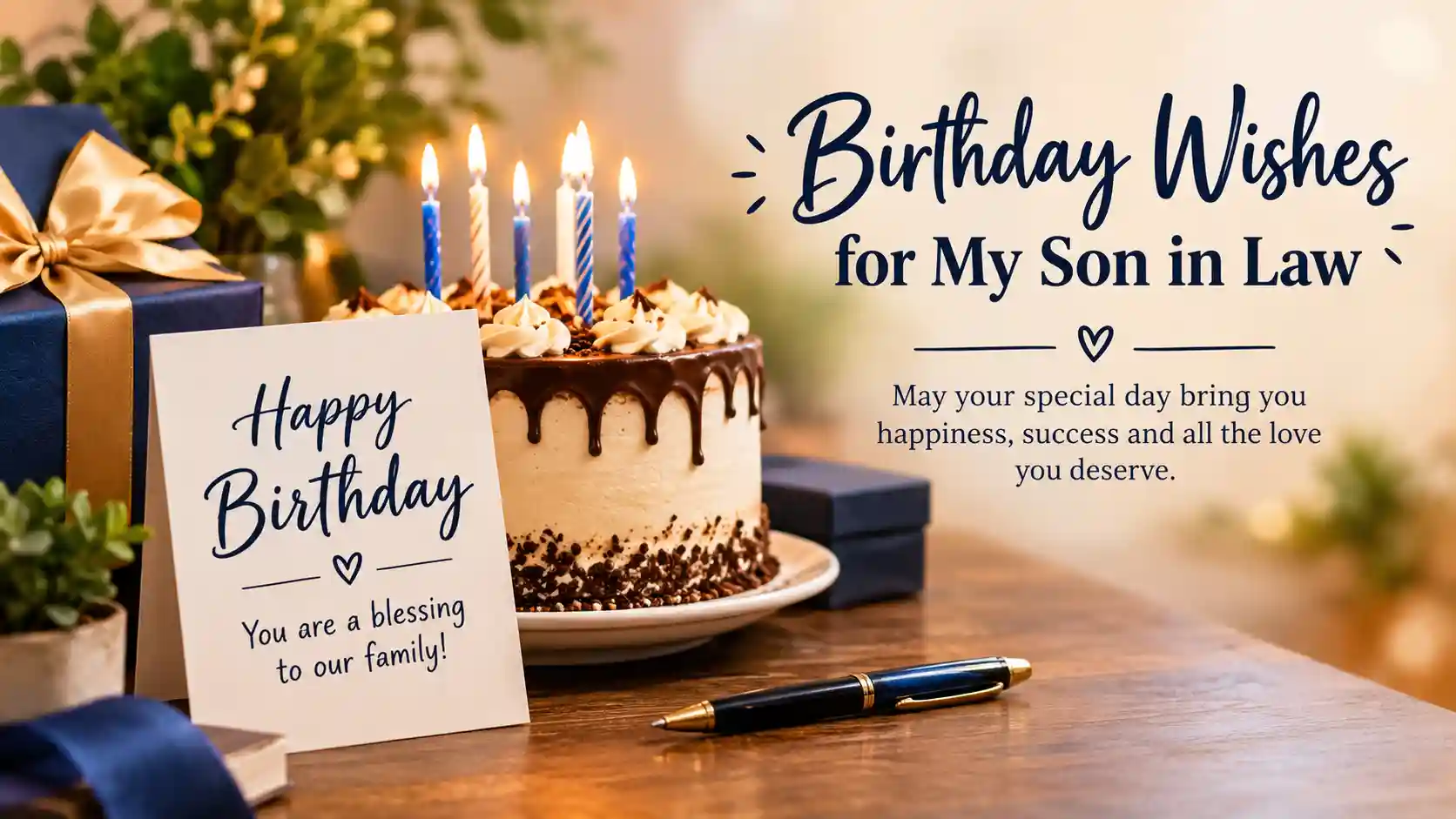 Birthday Wishes for My Son in Law