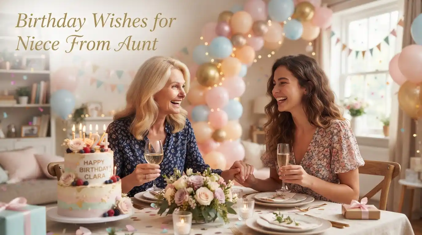 Birthday Wishes for Niece from Aunt