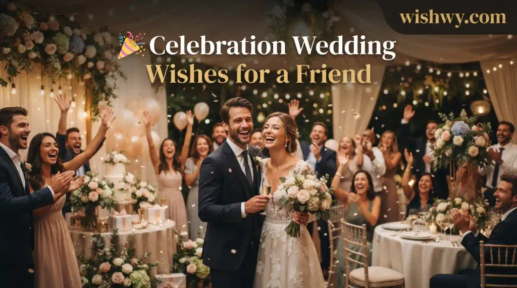 Celebration Wedding Wishes for a Friend