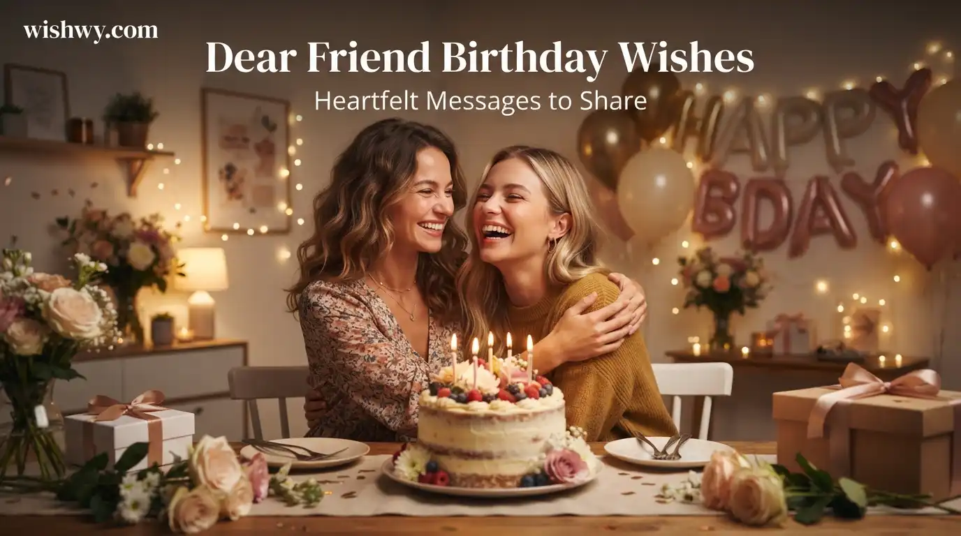 Dear Friend Birthday Wishes