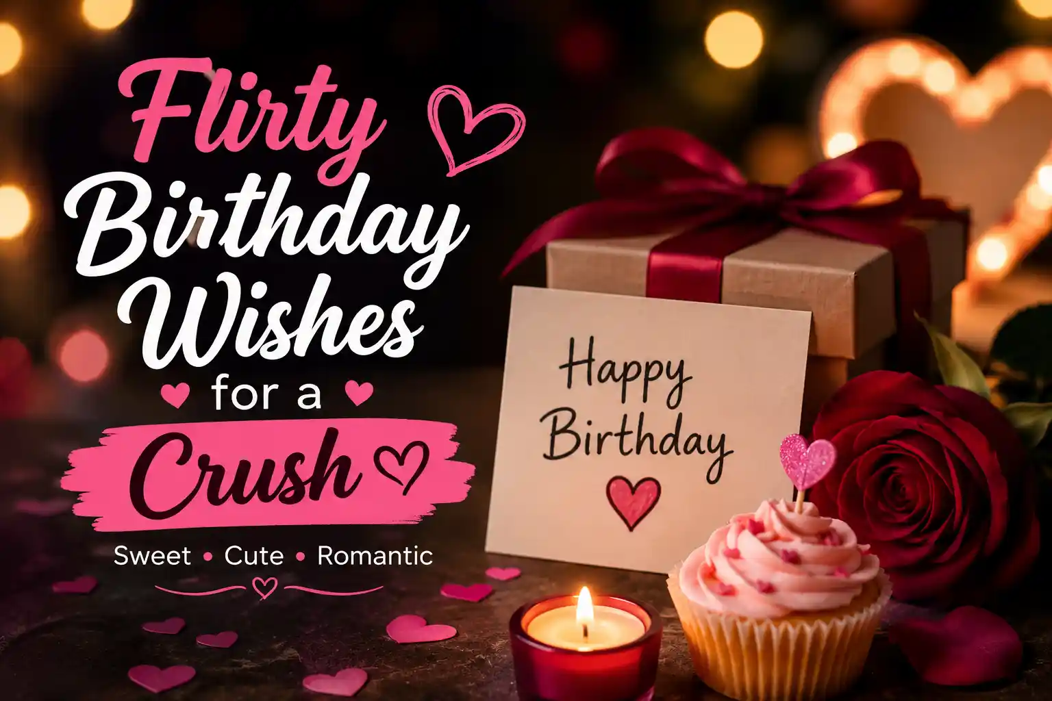 Flirty Birthday Wishes for a Crush