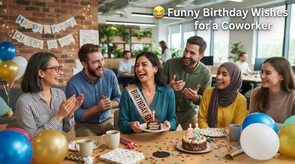 Funny Birthday Wishes for a Coworker