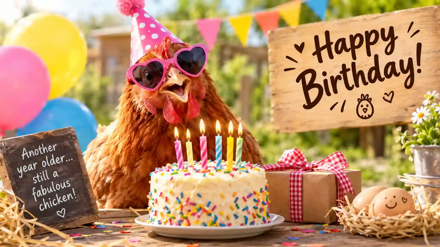 Funny Chicken Birthday Wishes