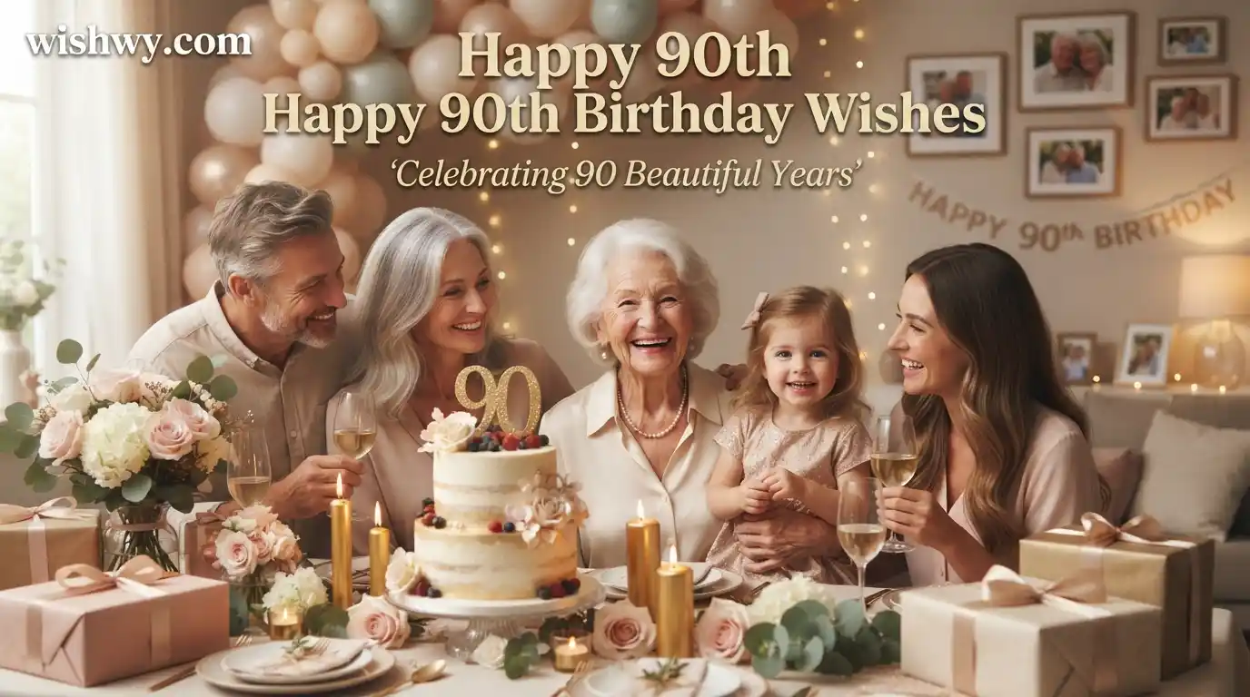 Happy 90th Birthday Wishes