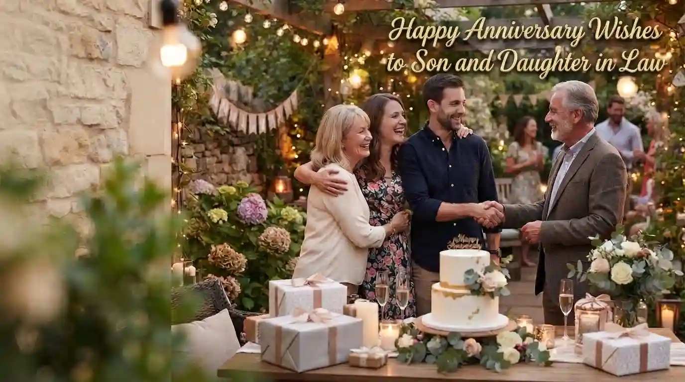 Happy Anniversary Wishes to Son and Daughter in Law