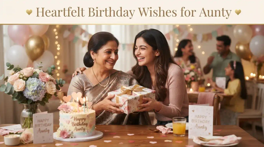 Heartfelt Birthday Wishes for Aunty