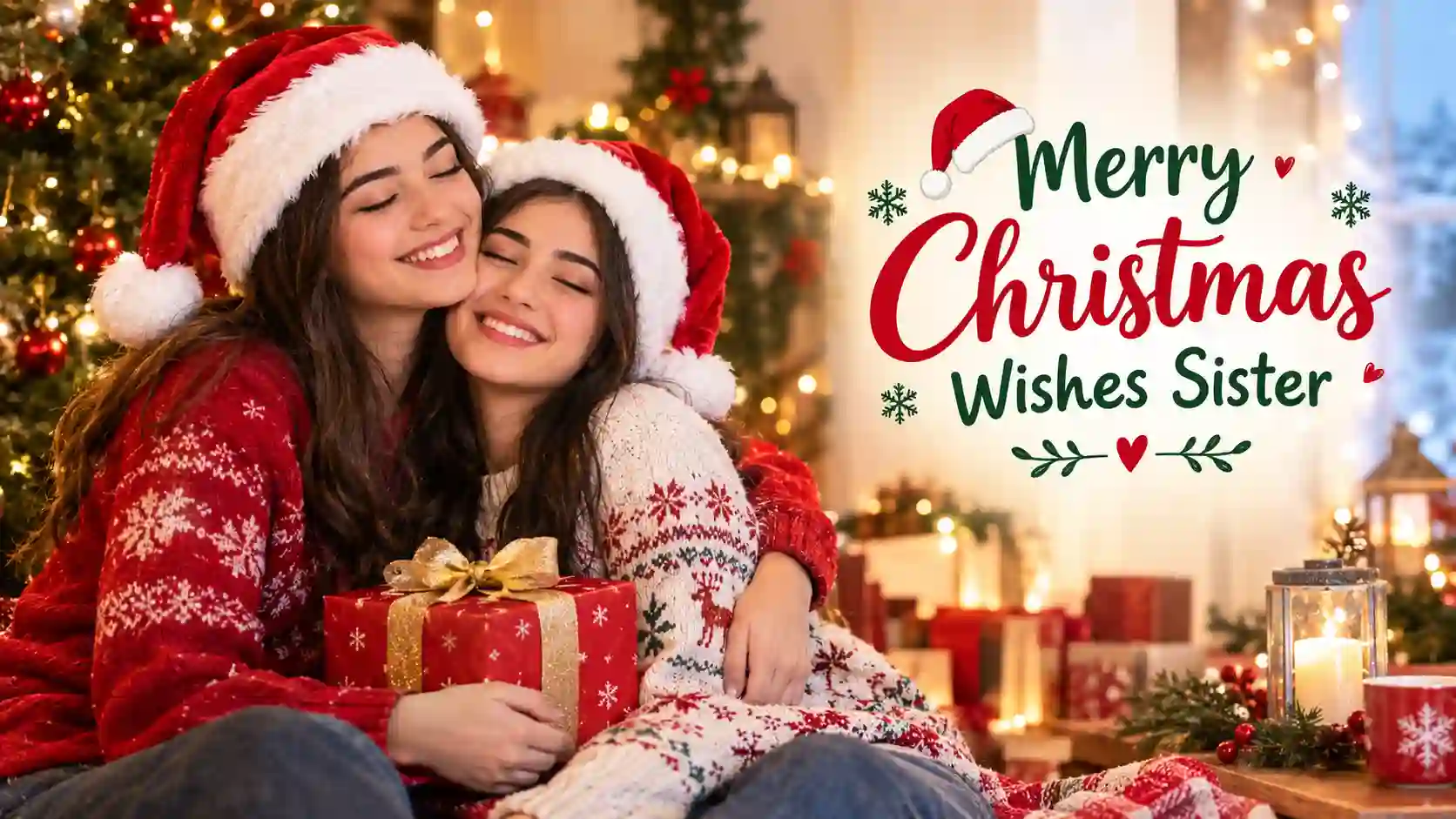 Merry Christmas Wishes Sister