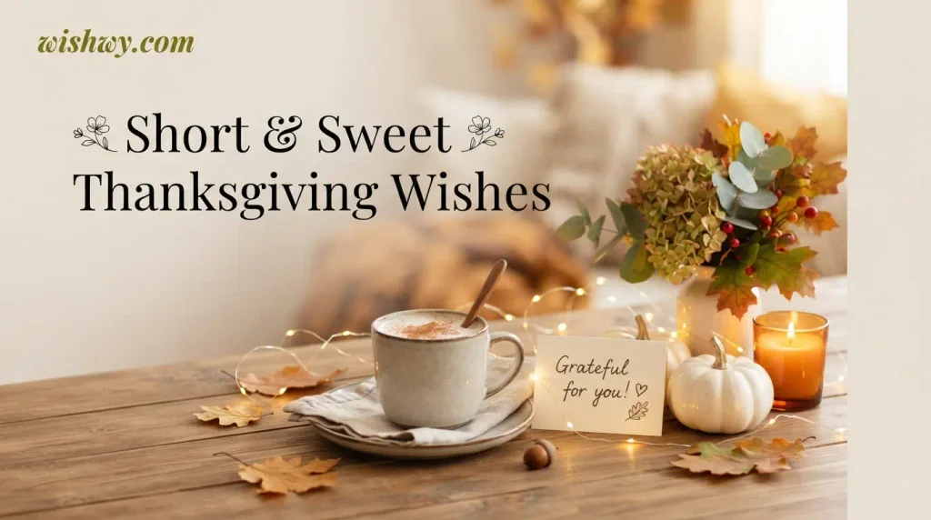 Short & Sweet Thanksgiving Wishes