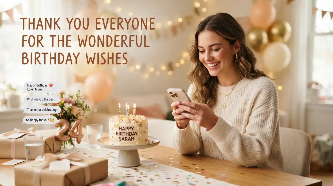 Thank You Eeryone For The Wonderful Birthday Wishes