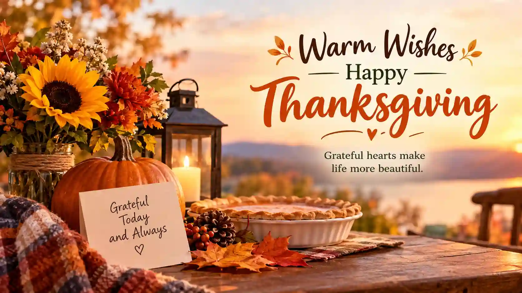 Warm Wishes Happy Thanksgiving